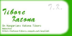 tiborc katona business card